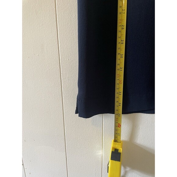 Rungolee XS Flutter Sleeve Dress Floral Embroidery Navy Blue Boho Sustainable - Picture 9 of 10